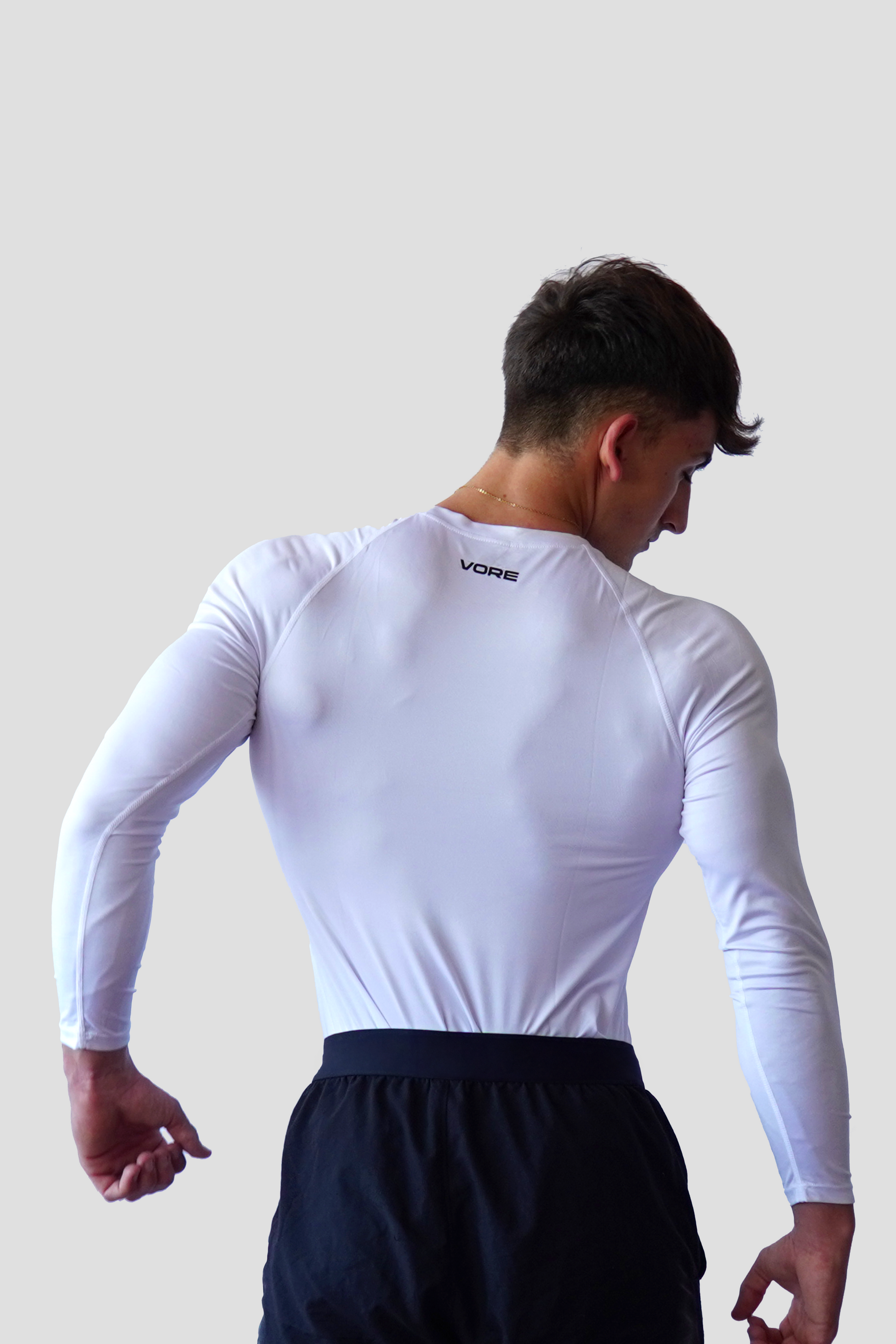 CAMISETA COMPRESIVA LARGA BLANCA
