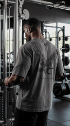 Camiseta Oversize Aguila Gris Vore