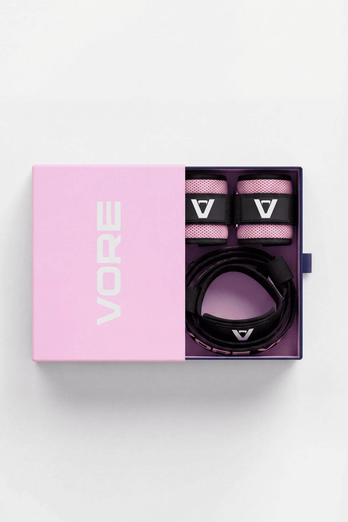 Pack San Valentín VORE rosa straps y tobilleras