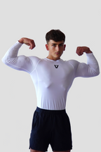 Camiseta Compresiva Larga VORE Blanca
