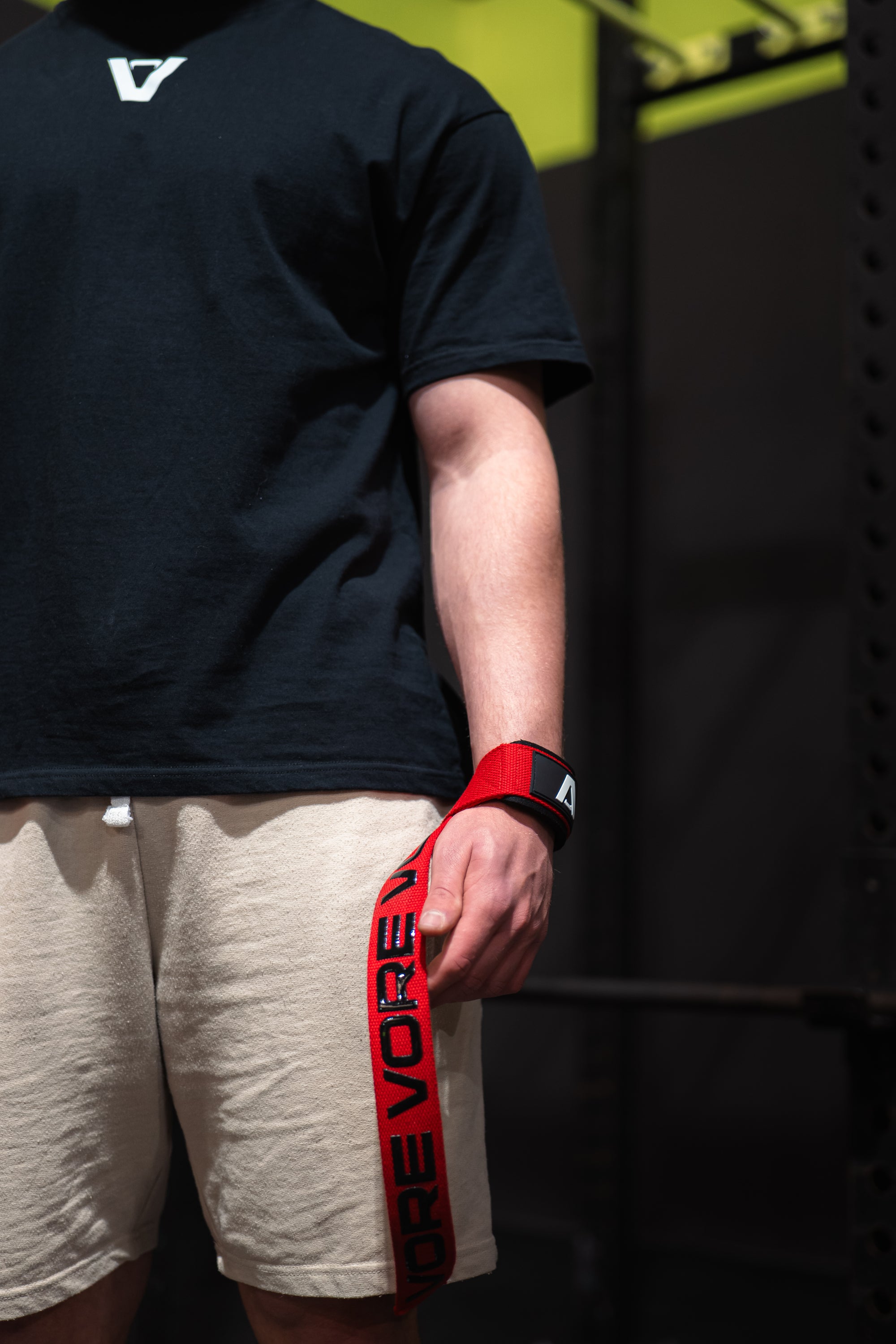 Straps para gimnasio VORE rojos