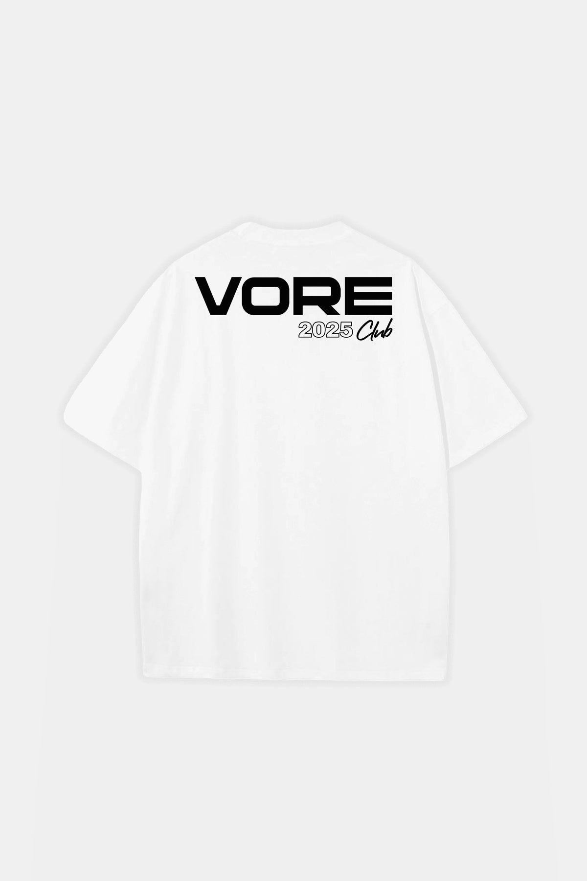 Camiseta Oversize VORE Blanca 2025 Club