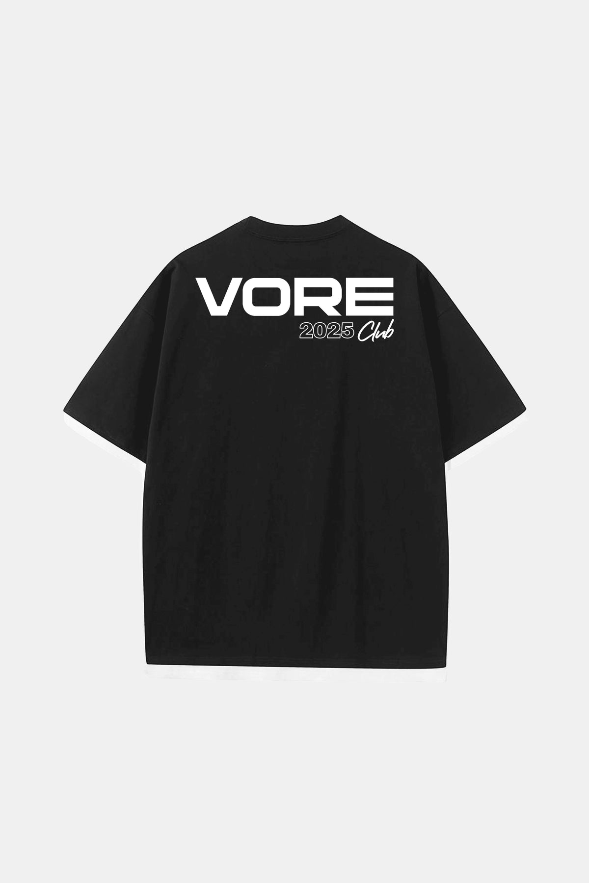 Camiseta Oversized de gimnasio Vore Club 2025