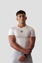 Camiseta Compresiva corta VORE Blanca