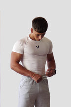 Camiseta Compresiva corta VORE Blanca