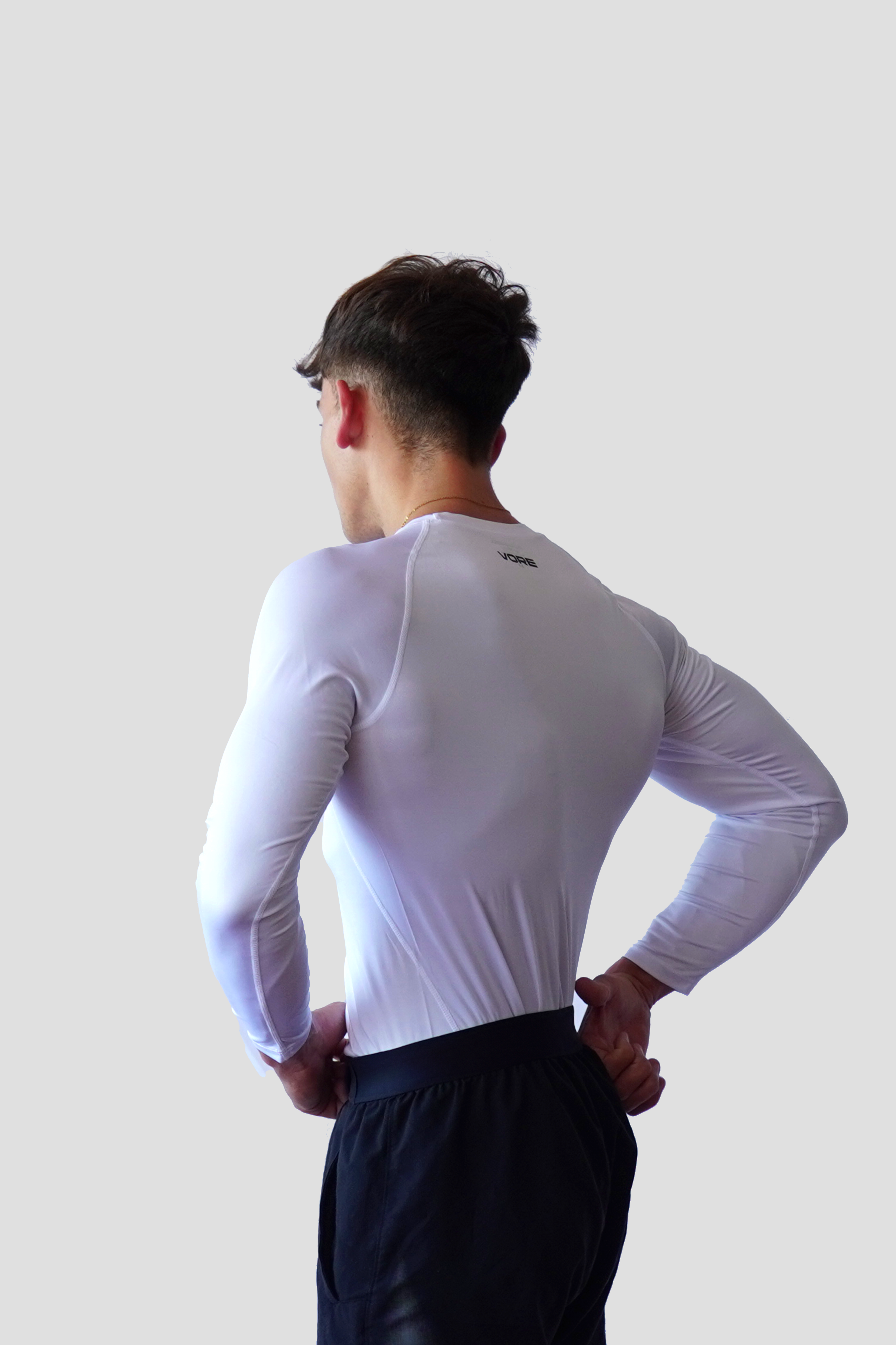 CAMISETA COMPRESIVA LARGA BLANCA