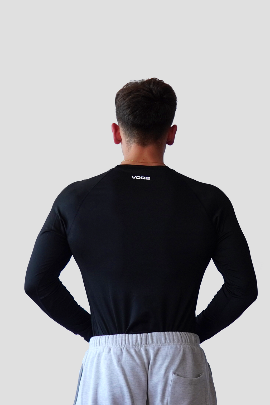 Camiseta Compresiva Larga Negra