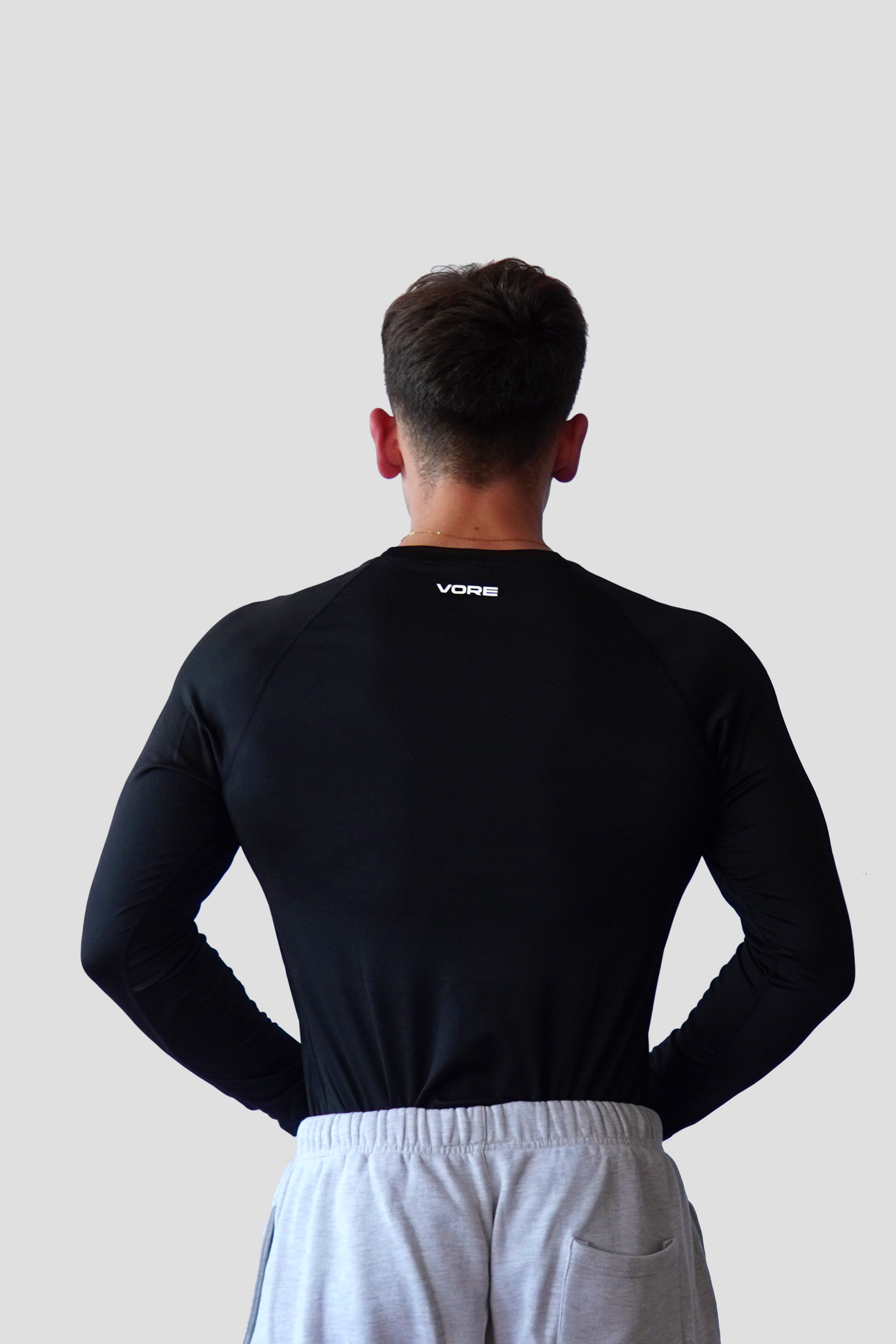Camiseta Compresiva Larga Negra
