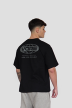Camiseta oversize VORE Made For negra