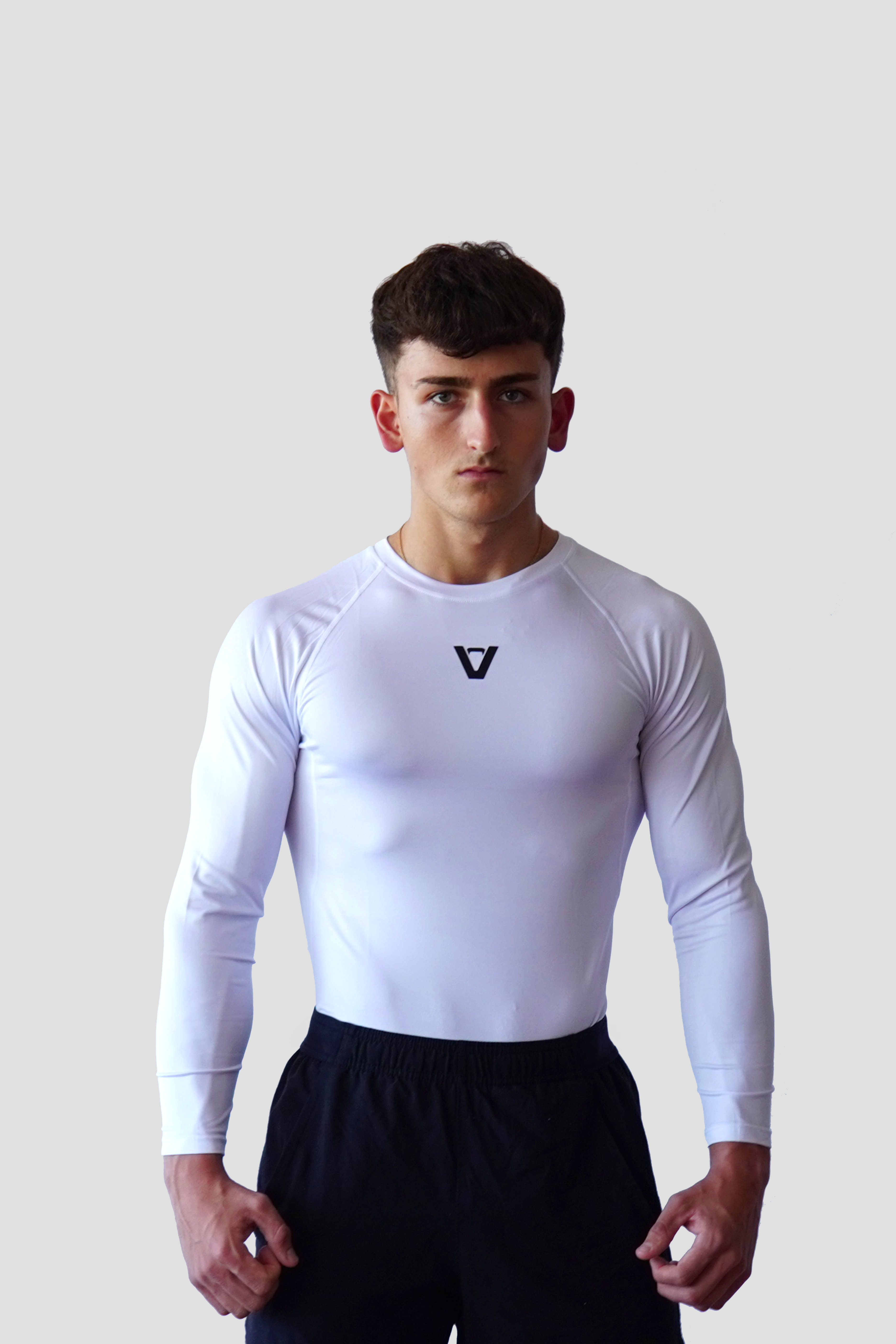 CAMISETA COMPRESIVA LARGA BLANCA