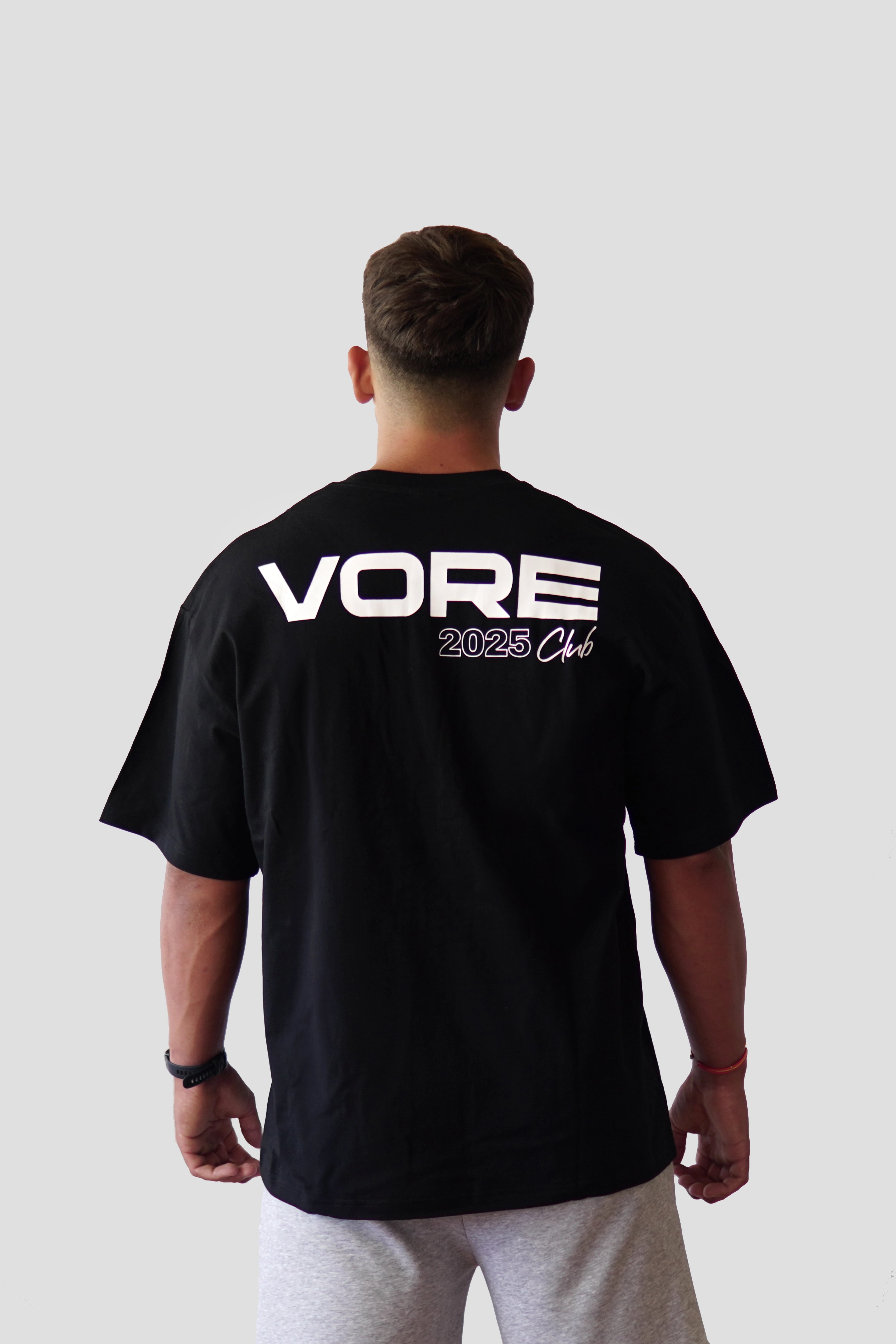 CAMISETA OVERSIZE NEGRA 2025 CLUB