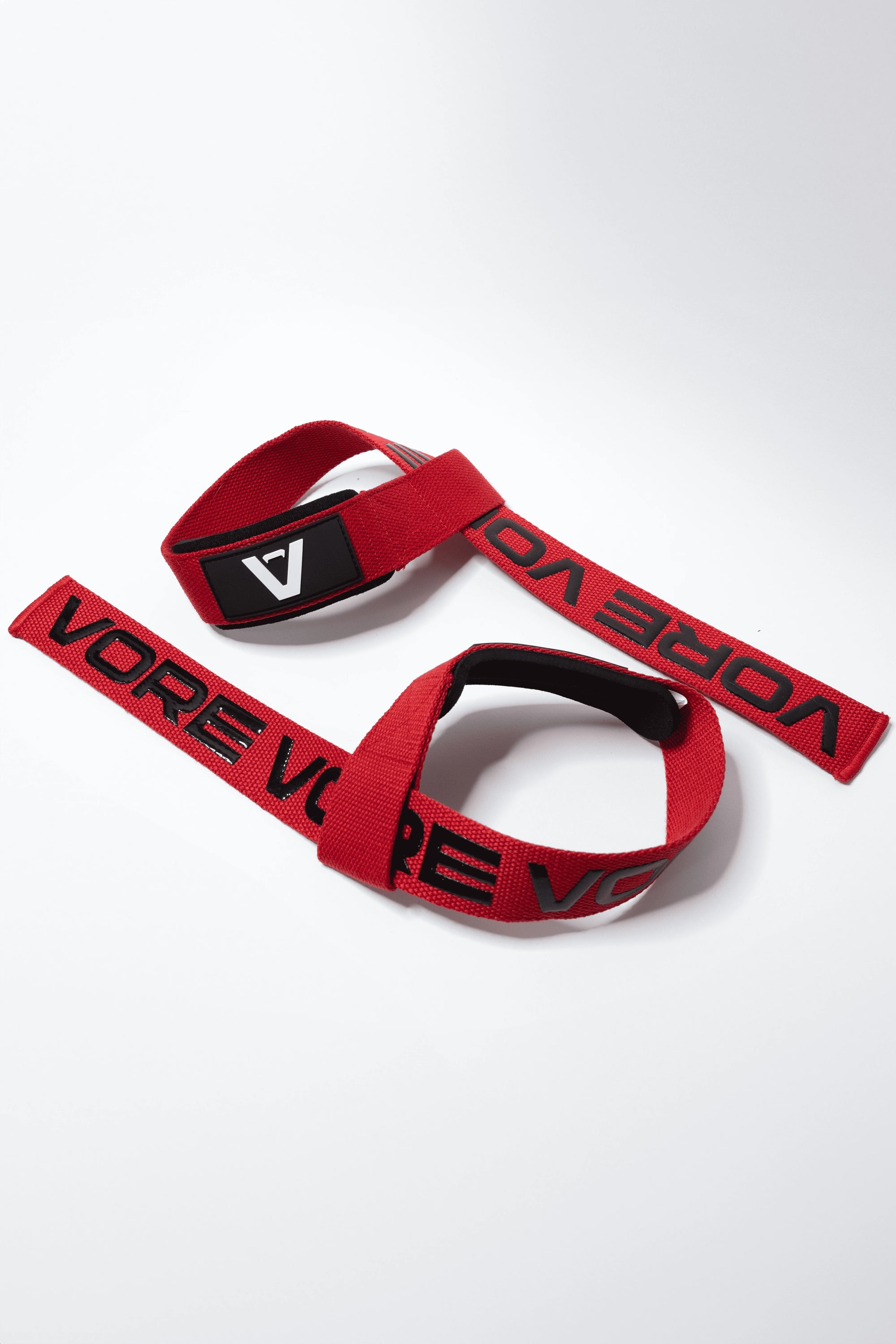Straps para gimnasio VORE rojos
