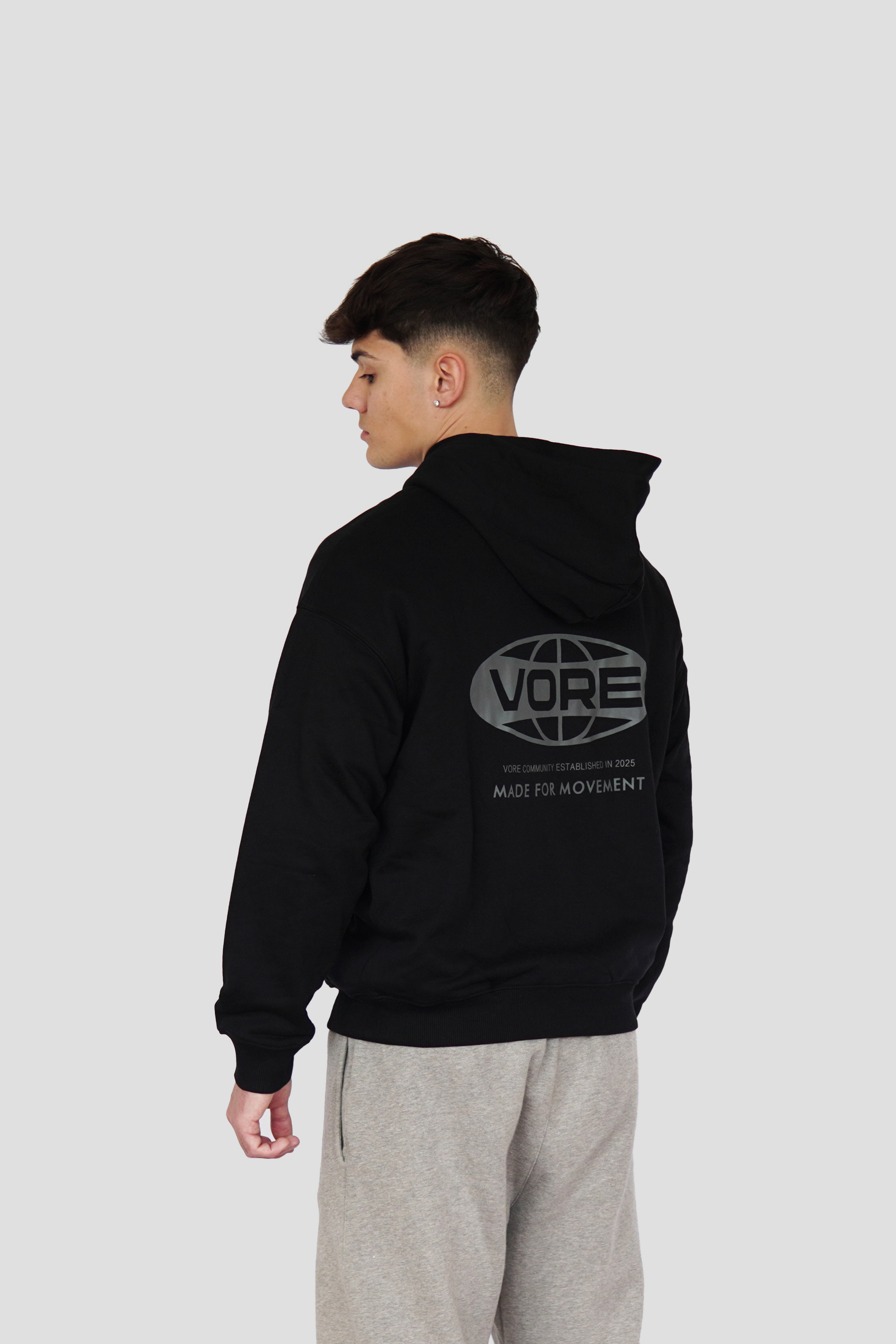 SUDADERA MADE FOR NEGRA